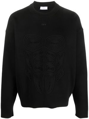 Off-White Body Stitch jersey sweatshirt - Black