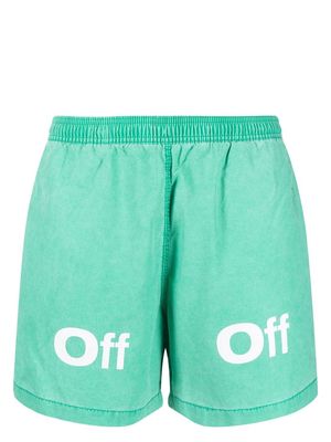 Off-White Bounce swim shorts - Green