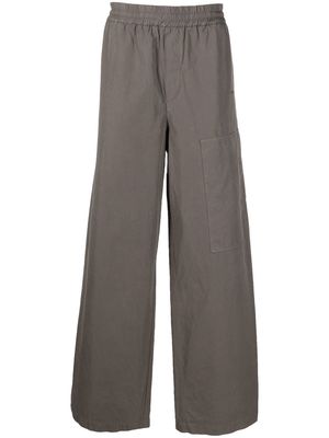 OFF-WHITE Bounce wide-leg trousers - Grey