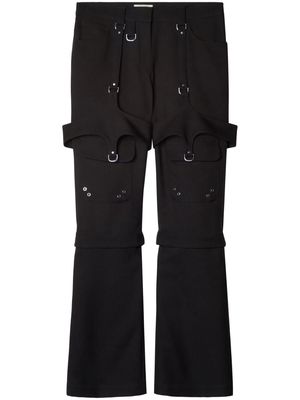 Off-White buckle-detail cargo pants - Black