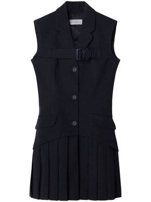 Off-White buckle-detail sleeveless blazer dress - Black