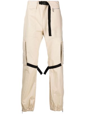 Off-White buckle-fastened cargo pants - Neutrals