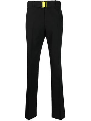 Off-White buckled straight-leg trousers - Black