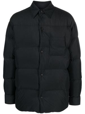 Off-White button-front puffer jacket - Black