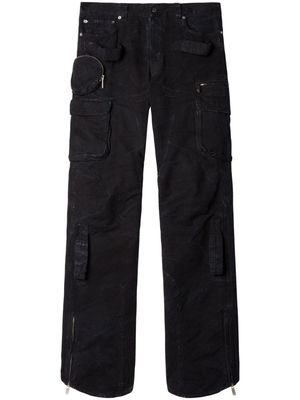 Off-White cargo cotton trousers - Black
