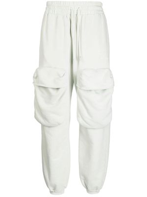 Off-White cargo-pocket track pants - Green