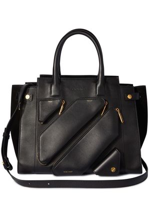 Off-White City leather tote bag - Black