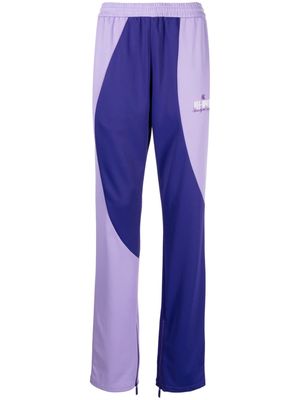 Off-White colourblock track pants - Purple