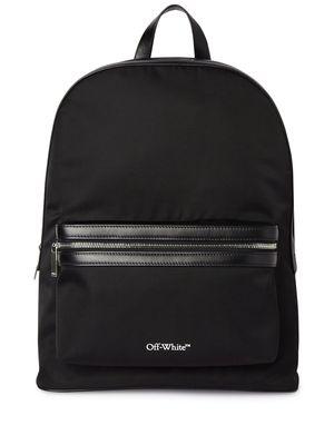 Off-White Core Round logo-print backpack - Black