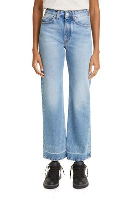 Off-White Corporate '90s-Fit Nonstretch Denim Jeans in Blue White