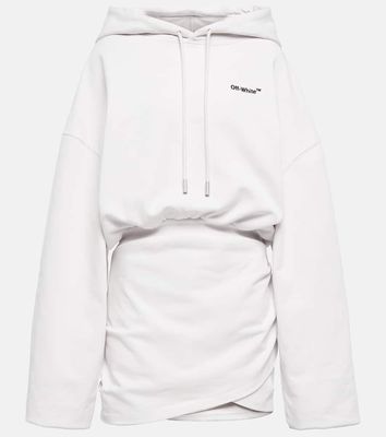Off-White Cotton jersey hoodie dress