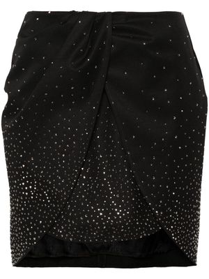 Off-White crystal-embellished mini skirt - Black