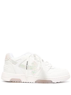 Off-White crystal-embellished Out of Office sneakers