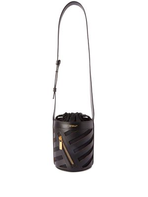 Off-White Diag cut-out bucket bag - Black