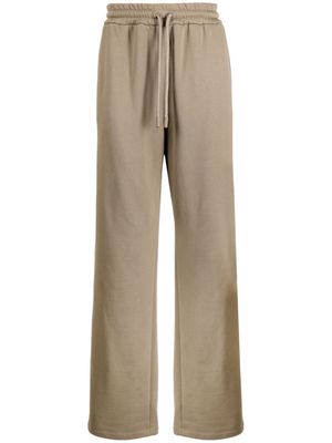 Off-White Diag-Stripe embroidered track pants - Neutrals