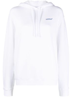 Off-White Diag Stripe-print cotton hoodie