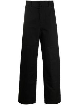 Off-White Diag Stripe straight-leg trousers - Black