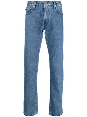 Off-White diagonal pocket slim-fit jeans - Blue