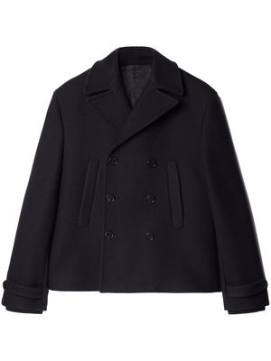 Off-White double-breasted peacoat - Black