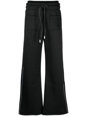 Off-White elasticated-waist cotton track pants - Black