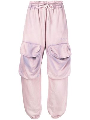 Off-White flap-pocket track pants - Purple