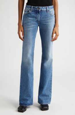 Off-White Flare Leg Jeans in Blue