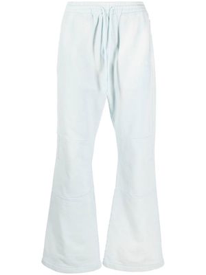 Off-White flared cotton track pants - Blue