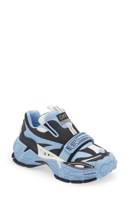 Off-White Glove Slip-On Sneaker in Light Blue Black