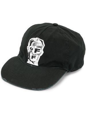 Off-White graphic-print baseball cap - 1001 BLACK WHITE