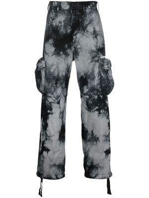 Off-White graphic-print cargo trousers - Grey