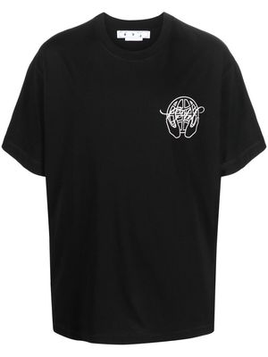 Off-White Hand Arrow logo-print T-shirt - Black