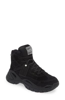 Off-White High Top Hiker Boot in Black Black