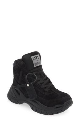 Off-White High Top Hiker Boot in Black White
