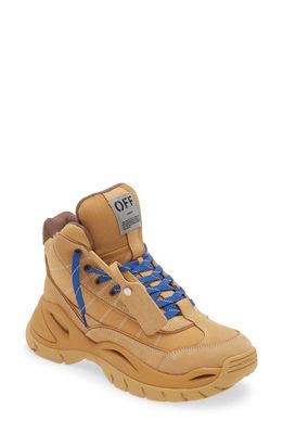 Off-White High Top Hiking Boot in Camel Camel