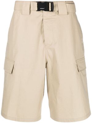Off-White high-waisted bermuda shorts - Neutrals