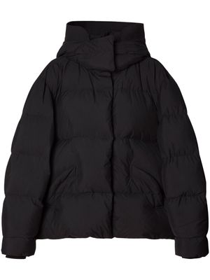 Off-White hooded puffer jacket - Black