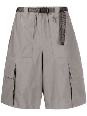 Off-White Industrail-belt cargo shorts - Grey