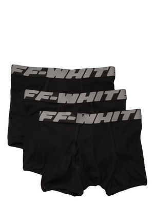 Off-White Industrial three-pack boxers - Black