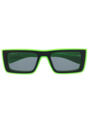 Off-White Jacob rectangle-frame sunglasses - Green