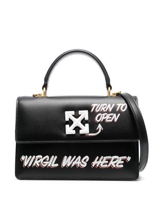 Off-White Jitney 1.4 Virgil Was Here mini bag - Black