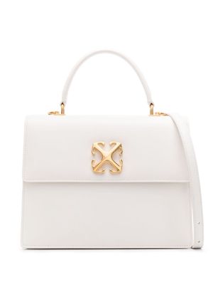 Off-White Jitney 2.8 leather tote bag - Neutrals