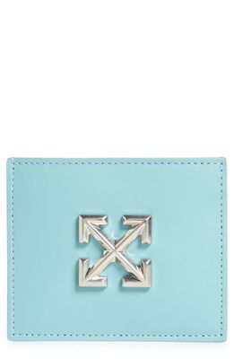 Off-White Jitney Simple Card Case in Light Blue