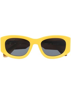 Off-White Joan square-frame sunglasses - Yellow