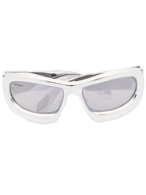Off-White Katoka square-frame sunglasses - Silver