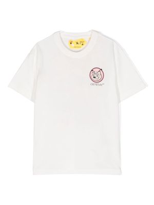 Off-White Kids Arrow graphic-print cotton T-shirt
