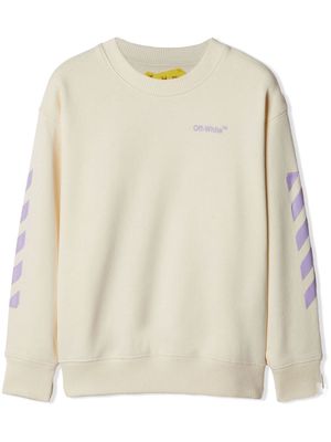 Off-White Kids Arrows-motif crew neck sweatshirt