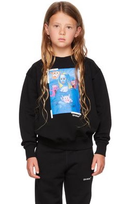 Off-White Kids Black Monsterlisa Sweatshirt