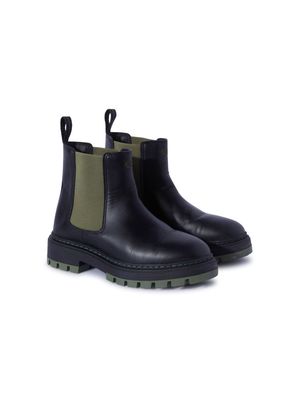 Off-White Kids Chelsea ankle boots - Green