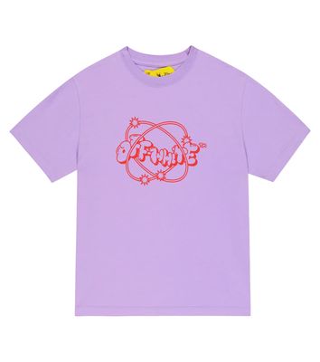 Off-White Kids Cloud cotton T-shirt