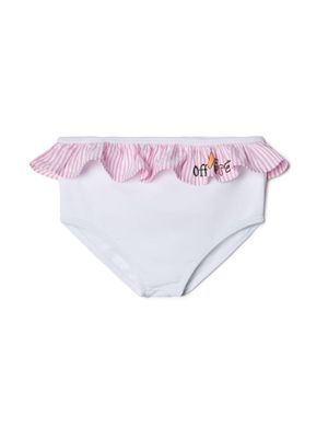 Off-White Kids Funny Flowers-print bikini bottoms
